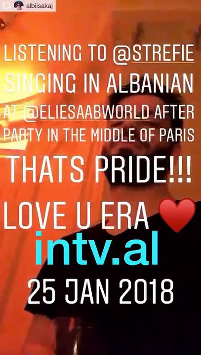 ‘Të dua Era!’ Moderatori shqiptar tregon sesi dëgjohet SHQIP ‘Bonbon’ i Era Istrefit në mes të Parisit [intv.al]