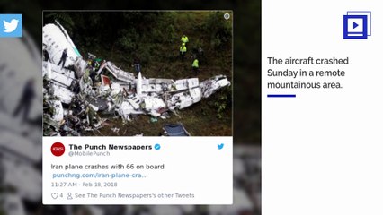 Passenger Plane in Iran Crashes, Killing 66 Aboard
