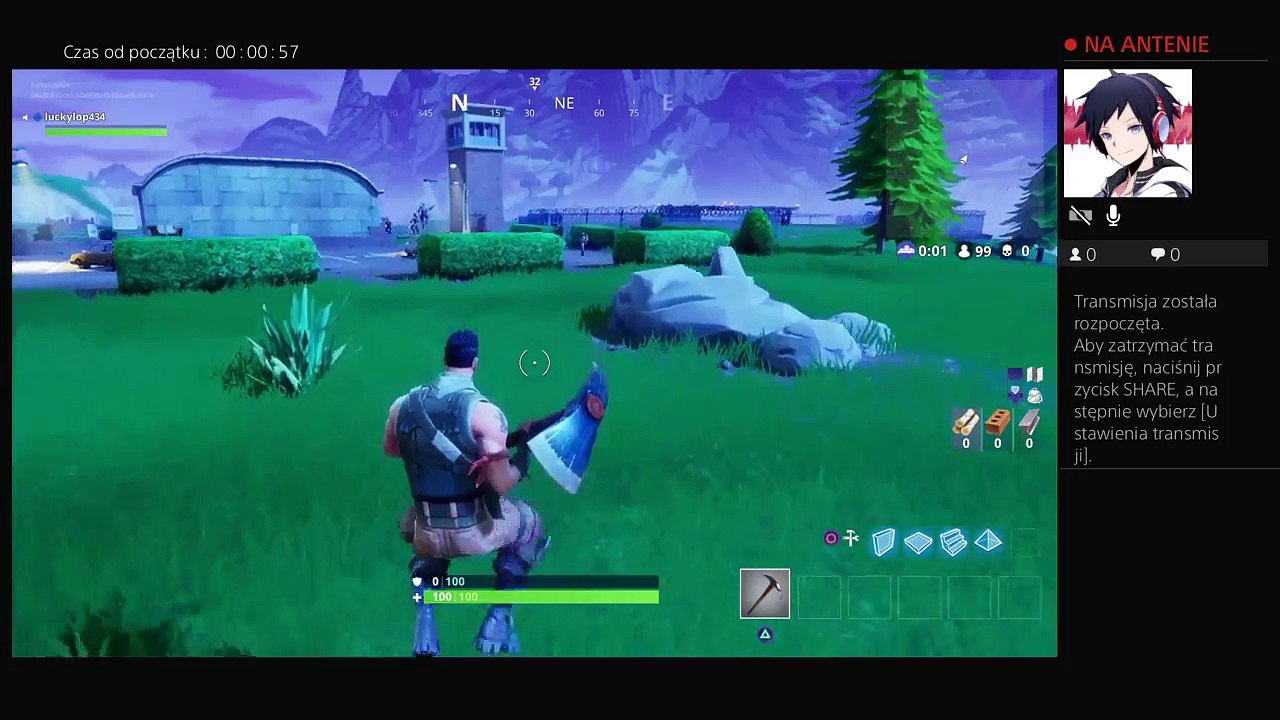 Transmisja na żywo z PS4 użytkownika luckylop434