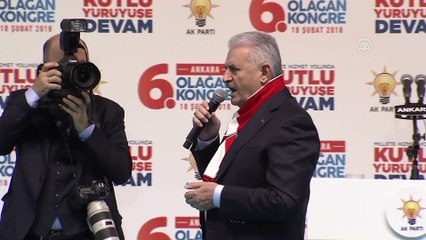 Başbakan Yıldırım: 'Her bir kongremiz başka partilerin genel kongrelerinden daha da çoşkulu'- ANKARA
