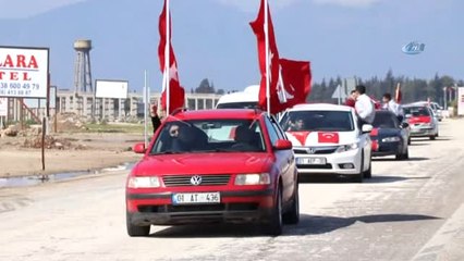 300 Araçlık Konvoy Afrin Harekatına Destek Verdi