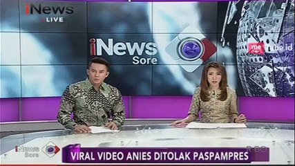 Viral Video Anies Ditolak Paspampres