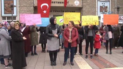 Elazığlı Kadınlardan Çocuk İstismarına Tepki