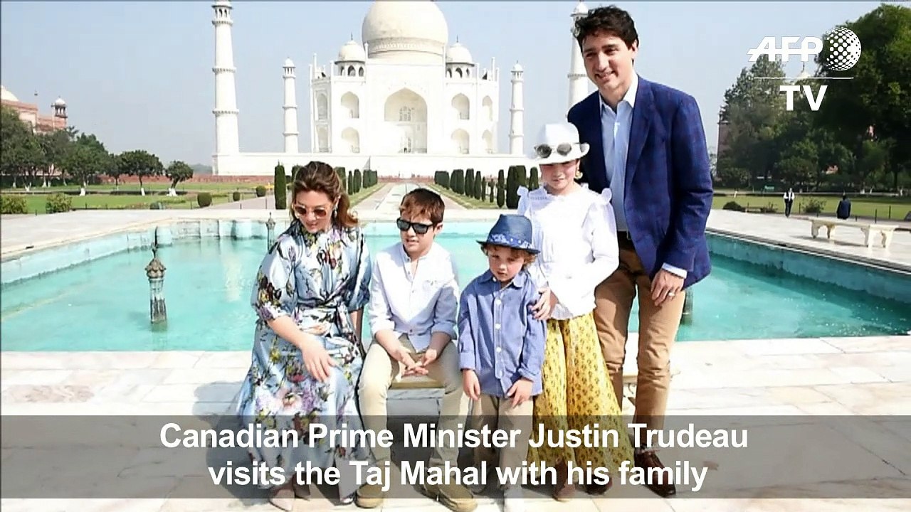 Canada's Trudeau begins India trip with Taj Mahal visit