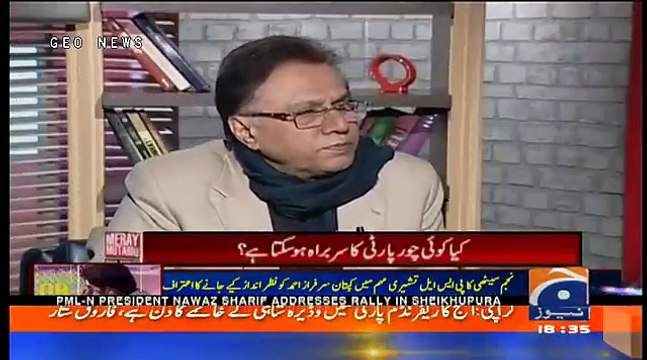 Meray Mutabiq with Hassan Nisar – 18th February 2018
