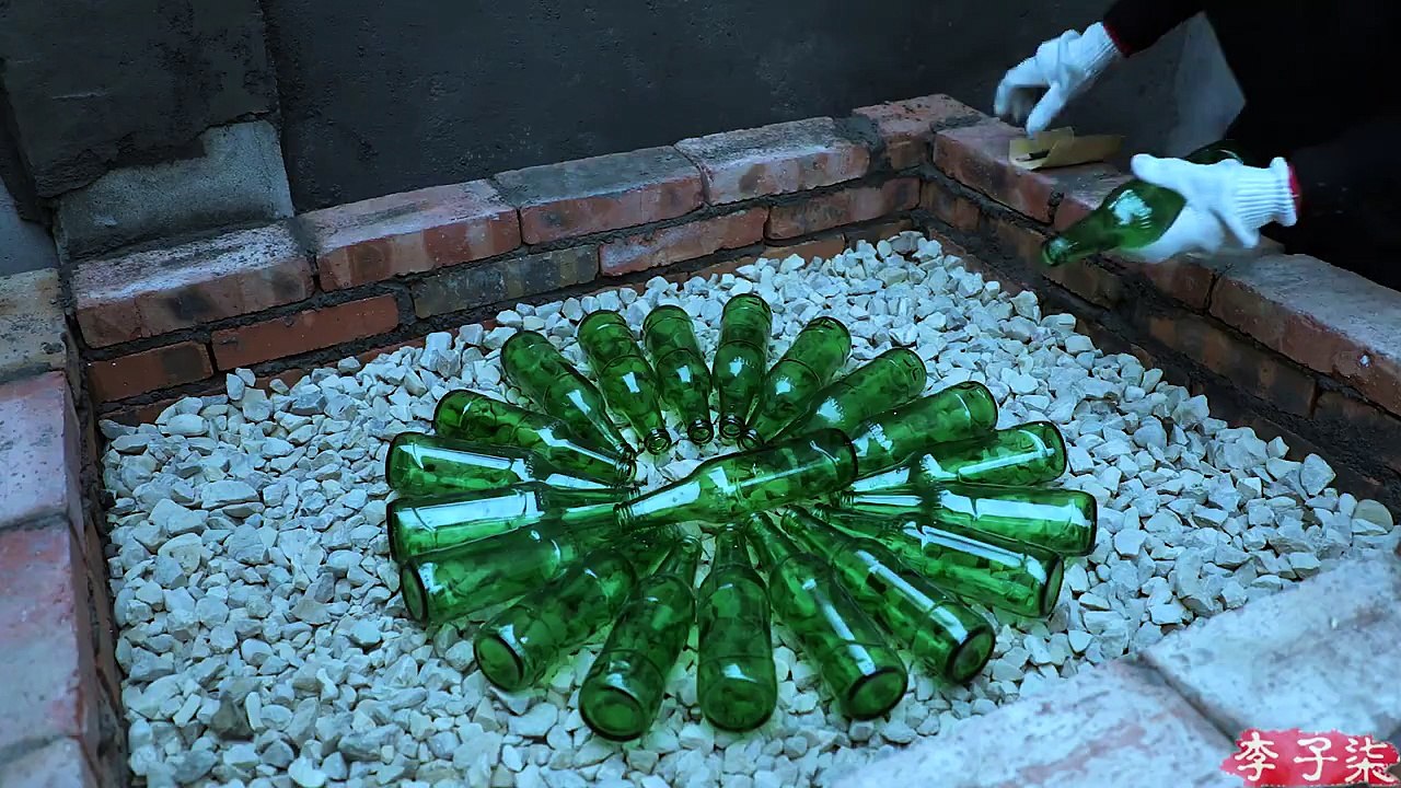 Home-made bread baking