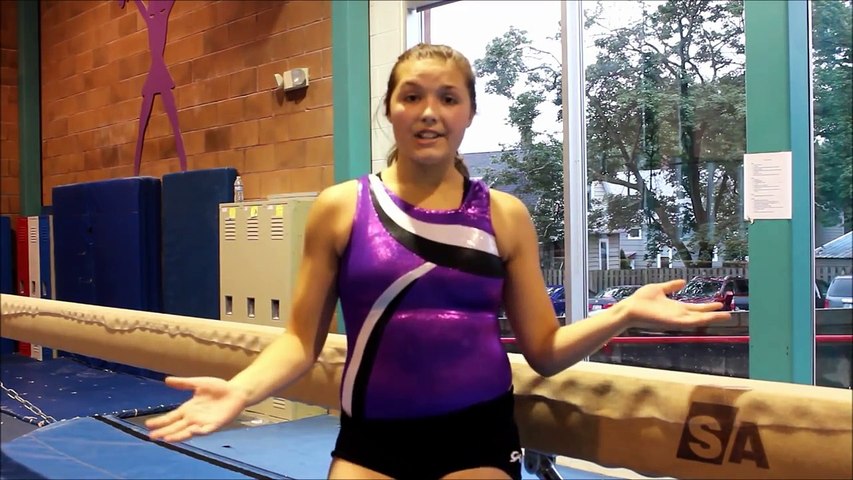 Flexible gymnastics girl