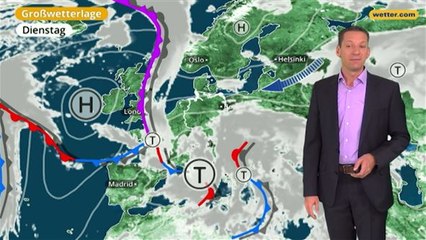 Das Wetter in Europa am 18. Februar 2018
