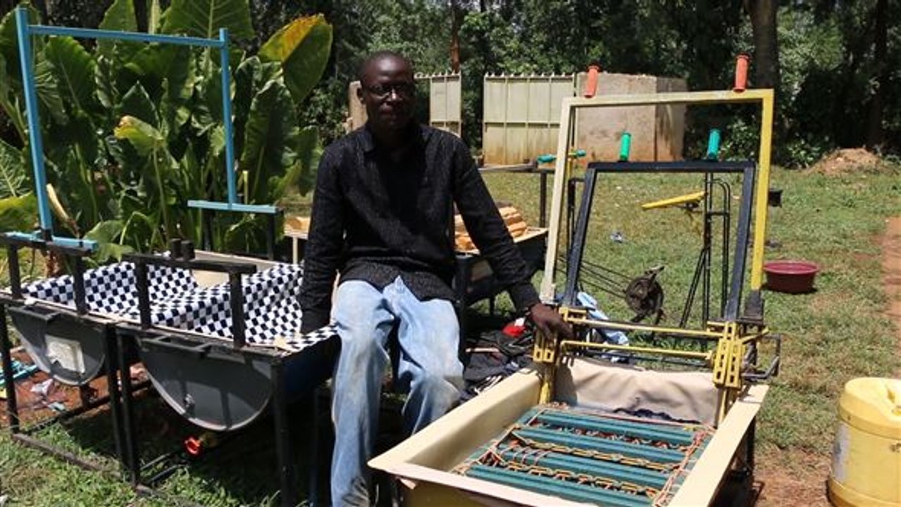 Für Dörfer ohne Strom: Waschmaschine mit Pedalen