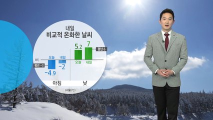 [날씨] 내일 비교적 온화한 날씨...출근길 큰 추위 없어 / YTN