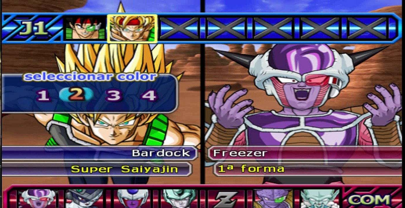 Dragon Ball Z Budokai Tenkaichi 3 Latino Bardock (Super Saiyan) Vs Frost