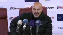 Kardemir Karabükspor-Teleset Mobilya Akhisarspor maçının ardından - Levent Açıkgöz ve Okan Buruk - KARABÜK