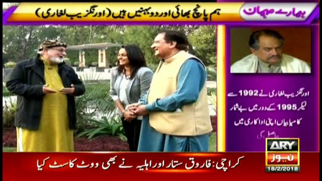 Meet senior actor Aurangzeb Leghari in program Hamary Mehman