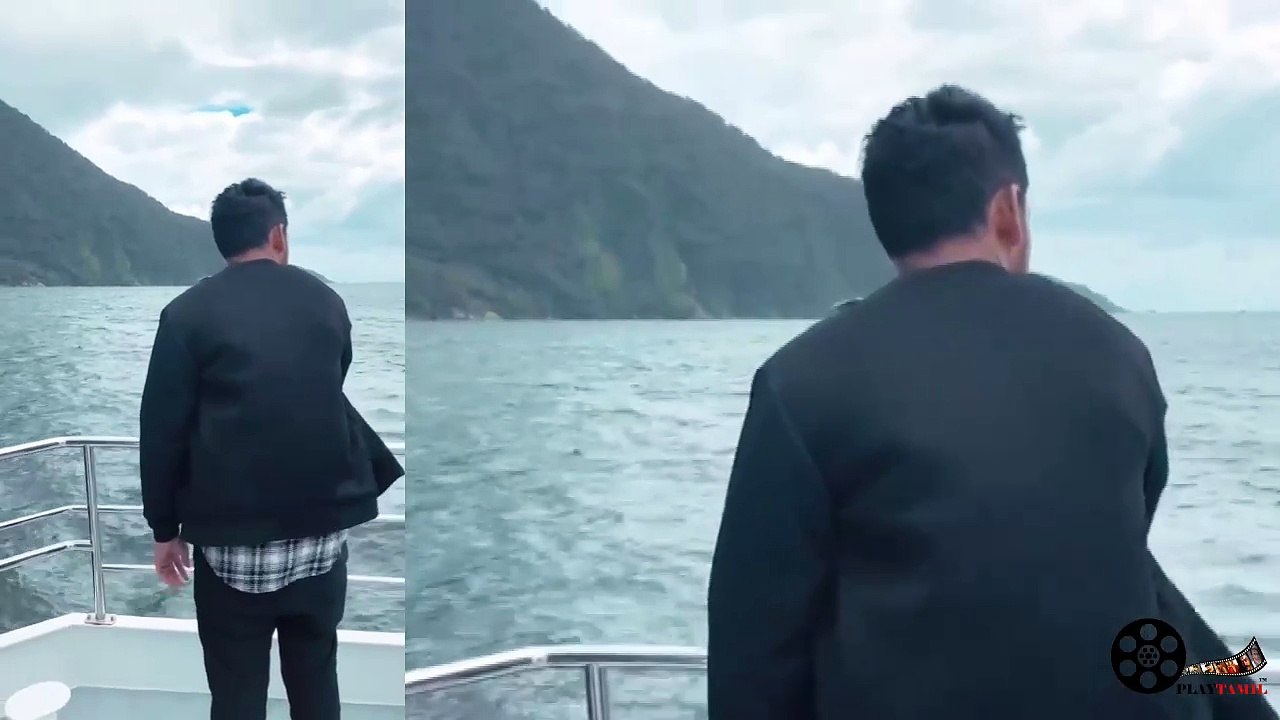 hiphop tamizha enjoyed boat travelling