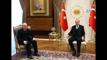Cumhurbaşkanı Erdoğan, MHP Lideri Bahçeli'yi Kabul Etti