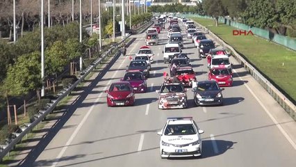 Antalya 'Zeytin Dalı' Şehitlerini Anma Konvoyu