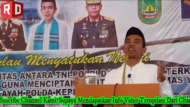 Ceramah Terbaru Kocak !!! Ustadz Abdul Somad, Lc, MA - di Polda KEPRI