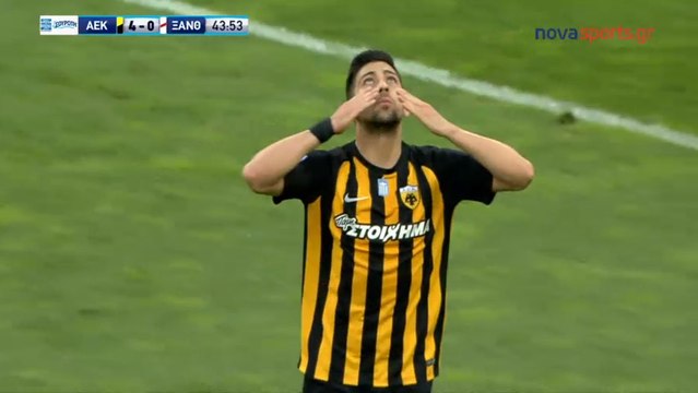 4-0 Anastasios Bakasetas Goal - AEK 4-0 Xanthi - 18.02.2018 [HD] - video  Dailymotion