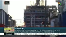 Dos muertos tras explosión en fábrica al norte Francia