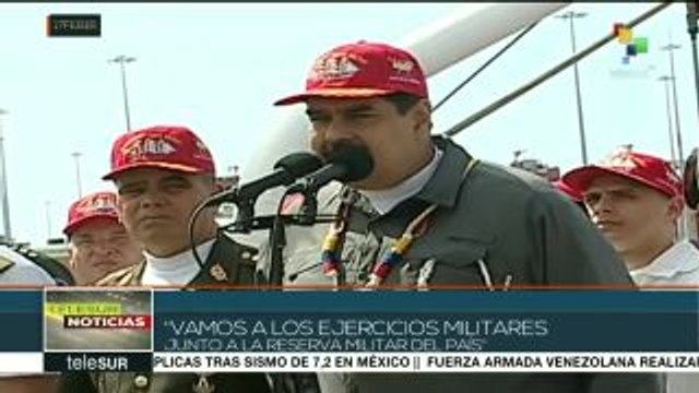 Venezuela: Nicolás Maduro anuncia ejercicios militares de la FANB