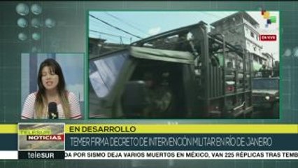 Michel Temer se reúne con gobernador y autoridades de Rio de Janeiro