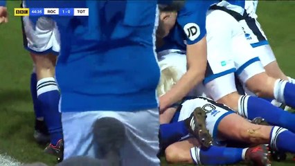 Ian Henderson Goal HD - Rochdale 1 - 0 Tottenham - 18.02.2018 (Full Replay)