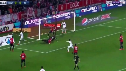 Lille 0-1 Lyon but Bertrand Traore