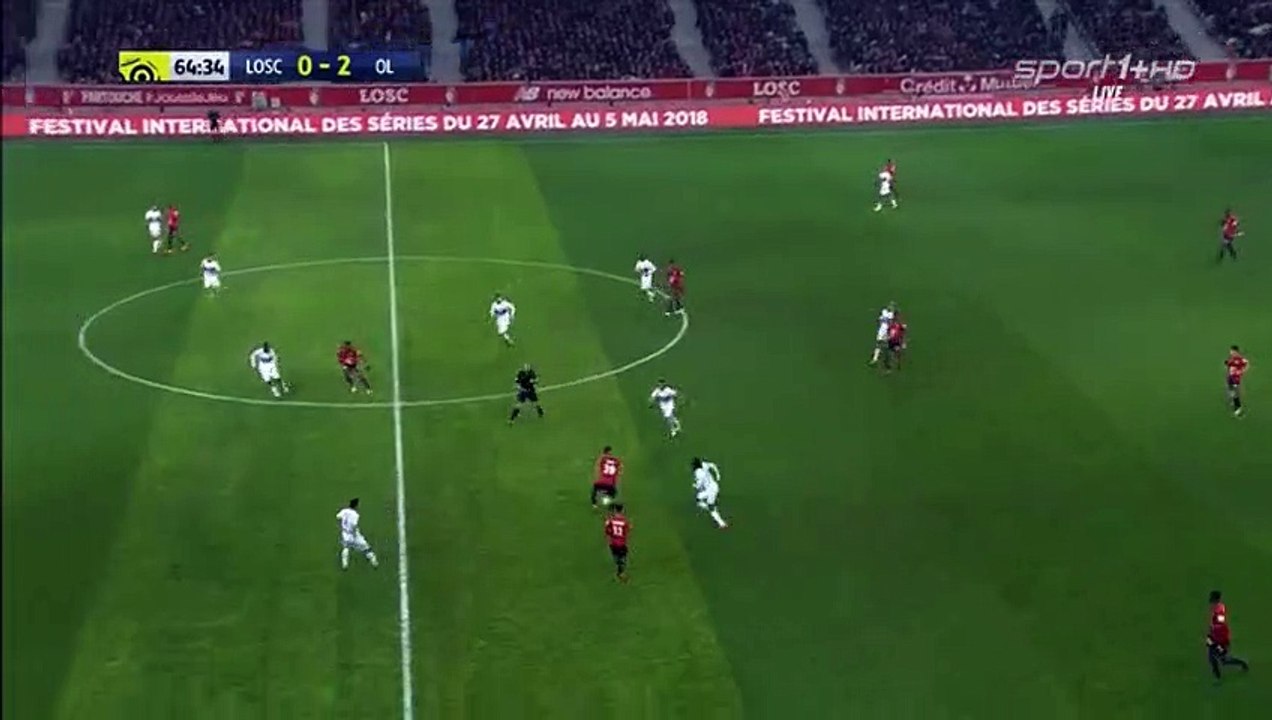 Lille - Lyon but Nicolas Pepe 1-2