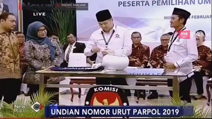 Скачать видео: Undian Nomor Urut Parpol 2019