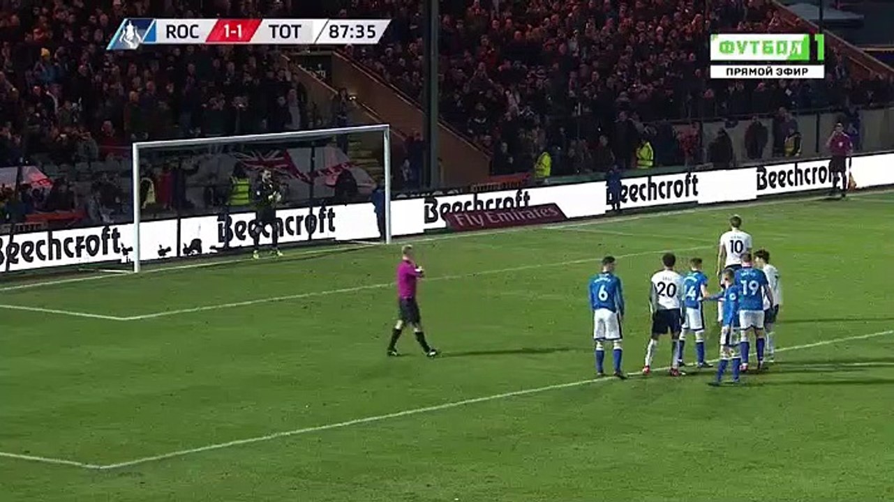 Harry Kane (Penalty) Goal HD - Rochdale	1-2	Tottenham 18.02.2018