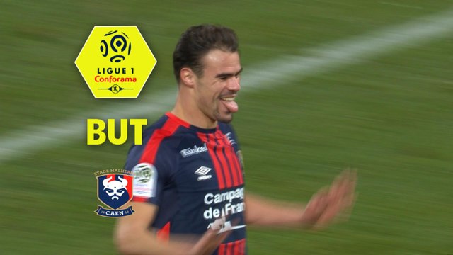 But Damien DA SILVA (84ème) / SM Caen - Stade Rennais FC - (2-2) - (SMC-SRFC) / 2017-18
