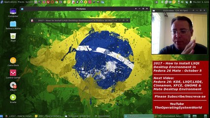 2017 - How to install LXQt Desktop Environment on Fedora 26 Mate - October 5
