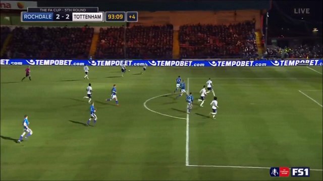 Steven Davies 93rd Minute Equalizer vs Tottenham (2-2)