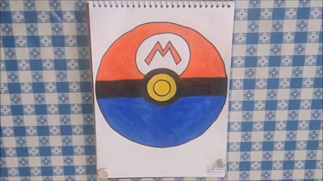 Speed Drawing - Mario Poké Ball