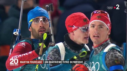 JO 2018 : Martin Fourcade décroche un quatrième titre olympique
