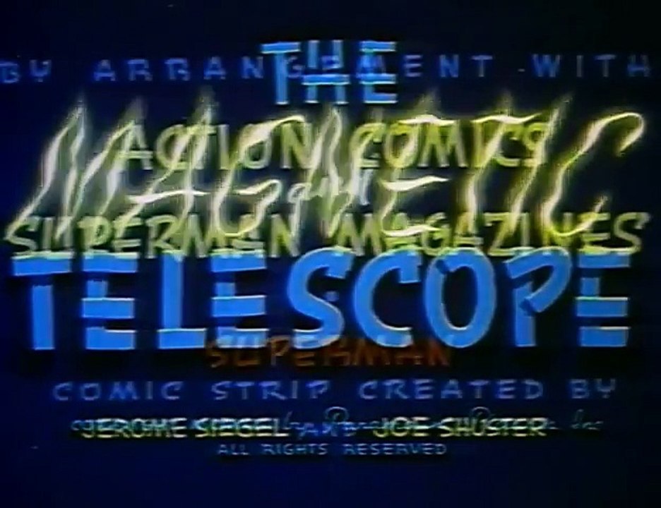 Superman 1940s cartoons - episode 06 - The Magnetic Telescope - Max Fleisher Studios