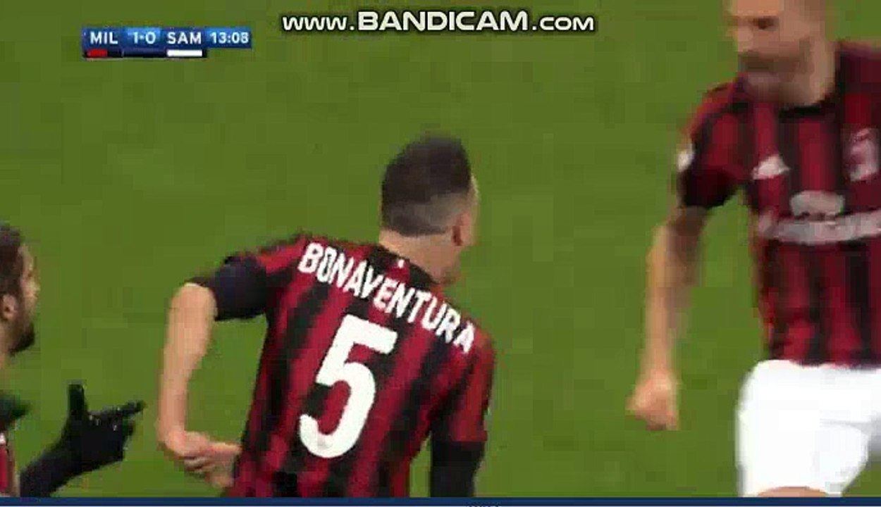 Giacomo Bonaventura Goal HD - AC Milan 1-0 Sampdoria 18.02.2018