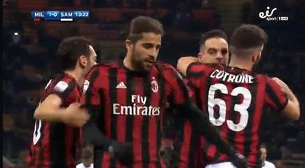Giacomo Bonaventura Goal HD - AC Milan	1-0	Sampdoria 18.02.2018