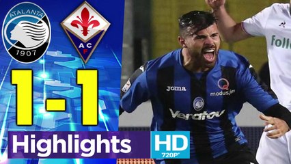 Atalanta vs Fiorentina 1 - 1 Highlights 01.02.2018 HD
