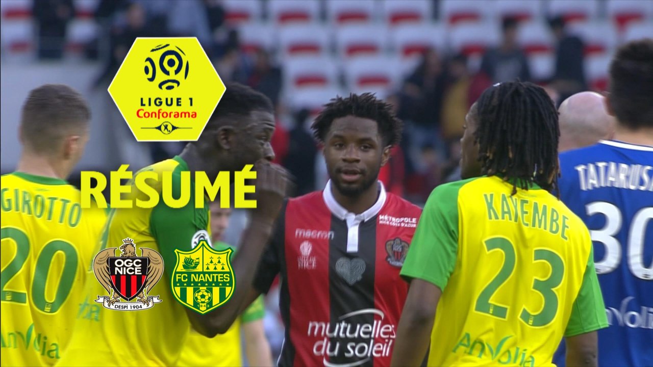 OGC Nice - FC Nantes (1-1)  - Résumé - (OGCN-FCN) / 2017-18