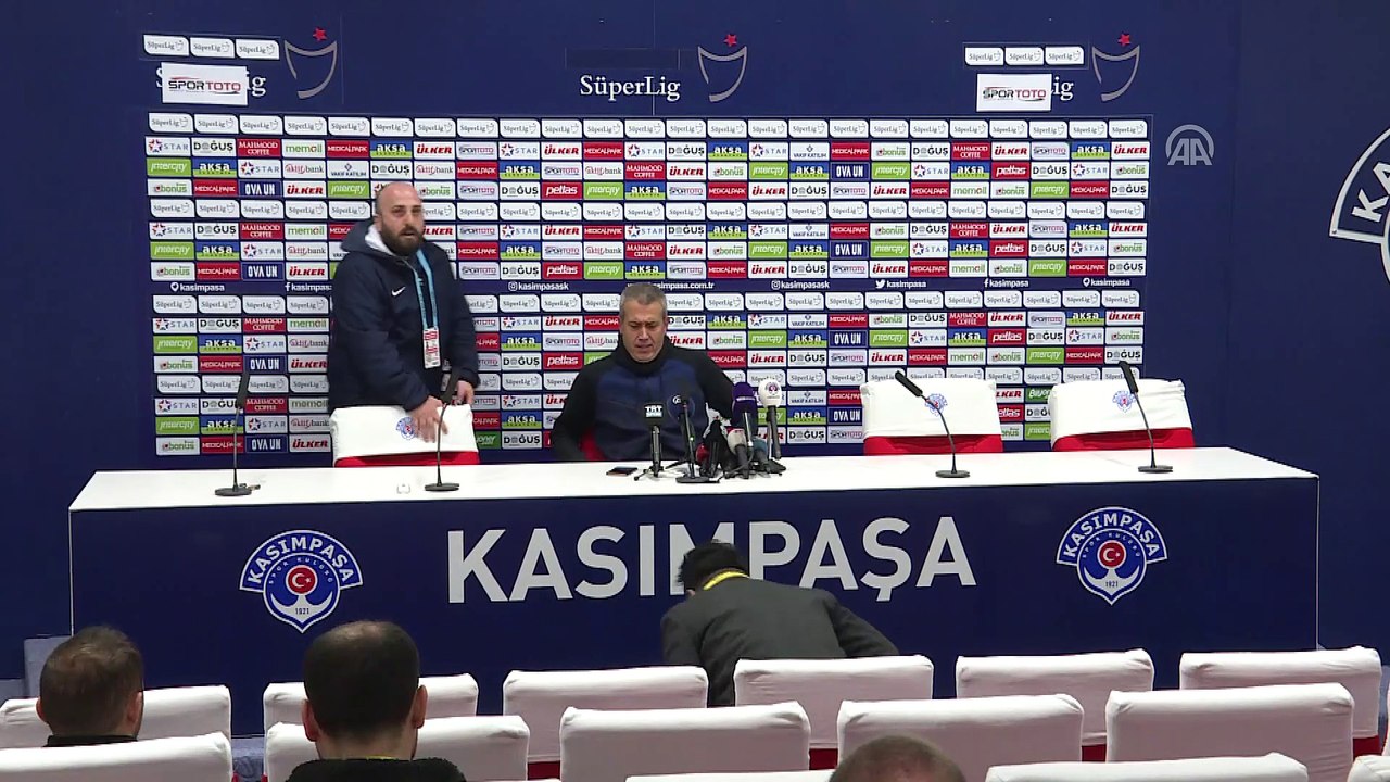 Kasımpaşa-Galatasaray maçının ardından - Teknik Direktör Kemal Özdeş - İSTANBUL