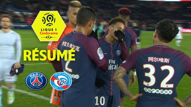Paris Saint-Germain - RC Strasbourg Alsace (5-2) - Résumé - (PARIS-RCSA) / 2017-18