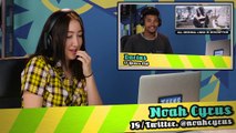 NOAH CYRUS REACTS TO TEENS REACT TO NOAH CYRUS