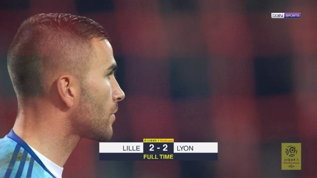 Lyon let two-goal lead slip at strugglers Lille