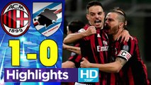 Milan vs Sampdoria 1 - 0 Highlights 18.02.2018 HD