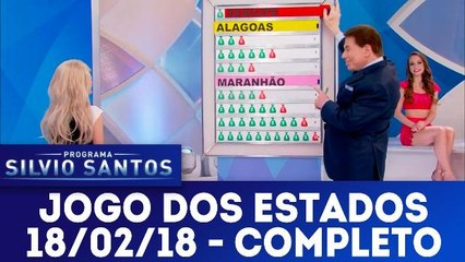 Jogo dos Estados - Programa Silvio Santos - 18.02.18