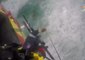 Man Rescued by Helicopter From Dangerous Surf Powered by Cyclone Gita