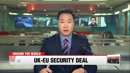 British PM May wants new security treaty with EU from 2019