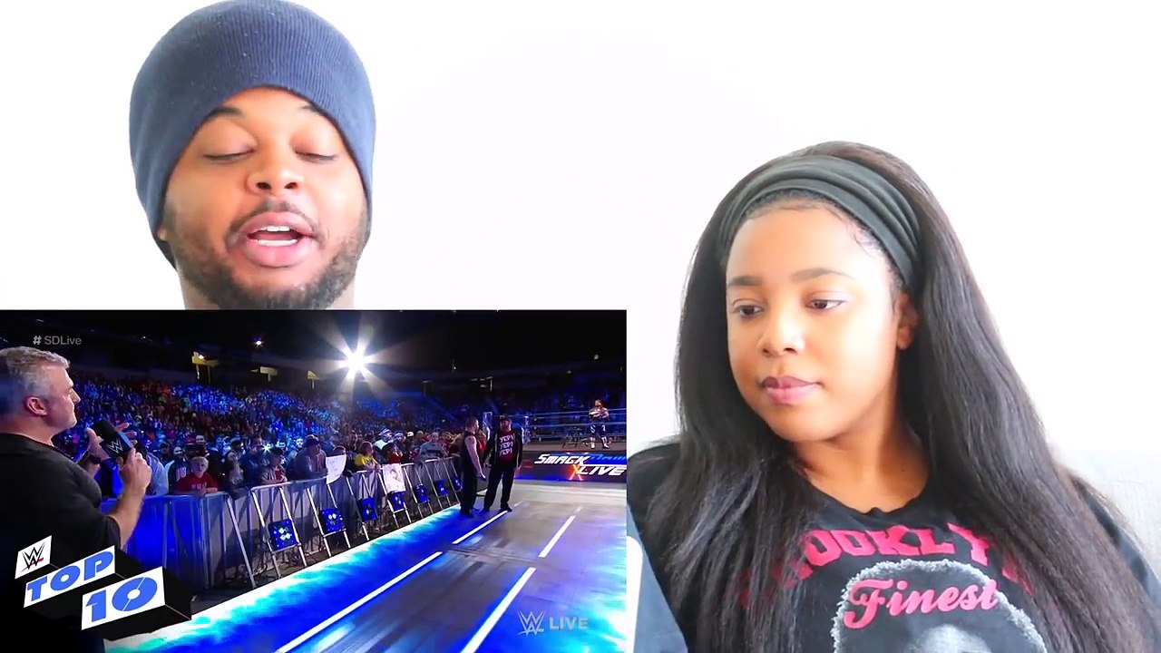 WWE TOP 10 SMACKDOWN LIVE MOMENTS: JANUARY 9, 2018 | Reaction