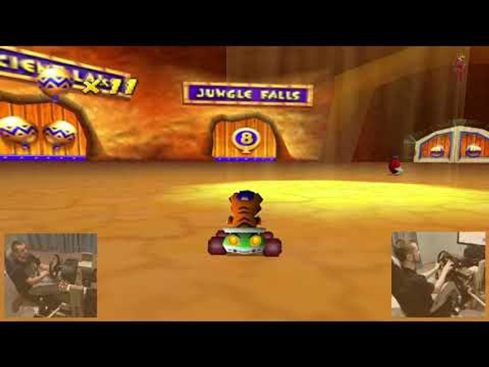 Nintendo 64 - DIDDY KONG RACING w/ My Fanatec Steering Wheel -